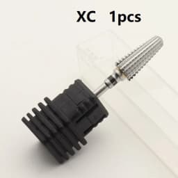 New! 5 in 1 Tapered Safety Carbide Nail Drill Bits With Cut Drills Carbide Milling Cutter Manicure Remove Gel Nails Accessories
