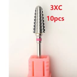 New! 5 in 1 Tapered Safety Carbide Nail Drill Bits With Cut Drills Carbide Milling Cutter Manicure Remove Gel Nails Accessories