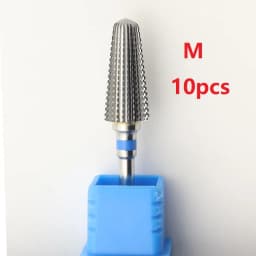 New! 5 in 1 Tapered Safety Carbide Nail Drill Bits With Cut Drills Carbide Milling Cutter Manicure Remove Gel Nails Accessories