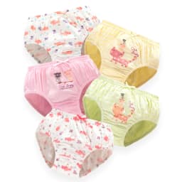 5 Pcs/Lot Cotton Girl Underwear Beautiful Rainbow Cartoon Panties For Girls Breathable Kids briefs Soft Girls Triangle knickers