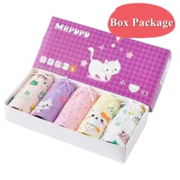 5 Pcs/Lot Cotton Girl Underwear Beautiful Rainbow Cartoon Panties For Girls Breathable Kids briefs Soft Girls Triangle knickers