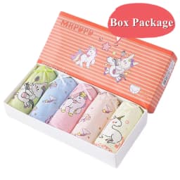 5 Pcs/Lot Cotton Girl Underwear Beautiful Rainbow Cartoon Panties For Girls Breathable Kids briefs Soft Girls Triangle knickers