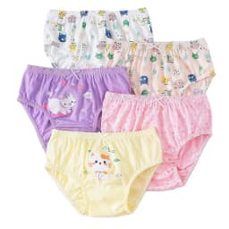 5 Pcs/Lot Cotton Girl Underwear Beautiful Rainbow Cartoon Panties For Girls Breathable Kids briefs Soft Girls Triangle knickers