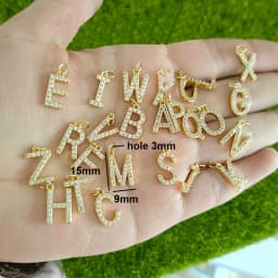 CZ Lobster Clasp Necklace Women Men Initial Charm Letters Choker Gold Silver Color Stainless Steel Chain Alphabet DIY AB