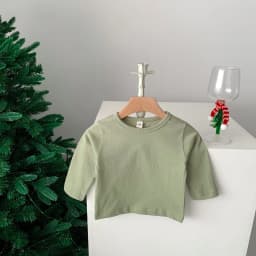 Infant Newborn Girls Boys Autumn Full Sleeve Striped Top Tees Kids Baby Casual Bottoming Shirts Toddler T-shirts Cotton Clothing