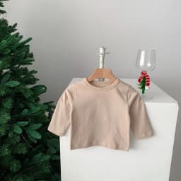 Infant Newborn Girls Boys Autumn Full Sleeve Striped Top Tees Kids Baby Casual Bottoming Shirts Toddler T-shirts Cotton Clothing