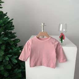 Infant Newborn Girls Boys Autumn Full Sleeve Striped Top Tees Kids Baby Casual Bottoming Shirts Toddler T-shirts Cotton Clothing