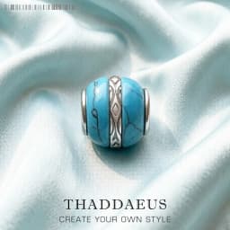 Bead Ornament Turquoise Luxury Accessories 925 Sterling Silver Charm For Jewelry Making Women Men