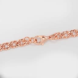 Vinterly Cuban Chain Pure Copper Bracelets for Men Women Adjustable Lobster Clasp Punk Anti-scratch 7-10.5 Inch Jewelry Charm