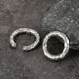 Casvort 2PCS Classic Circle Ear Weights Hangers 316 Stainless Steel Plugs Tunnels Piercing Body Jewelry Gauges