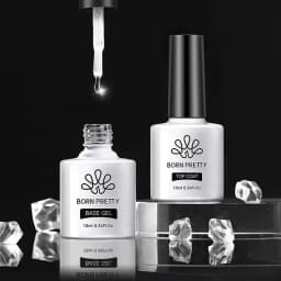 BORN PRETTY 3pcs Functional Gel Kit 10ml Base Gel Super Top Coat Acid-Free Primer for Semi Permanent UV Led Gel Varnish Soak Off