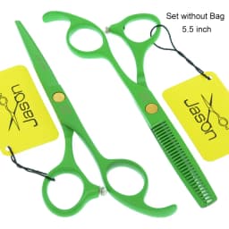 Jason 5.5 inch Hair Shears Barber Hair Cutting Scissors Thinning Shears Salon Hairdressing Styling Tools Hair Equipment A0072D