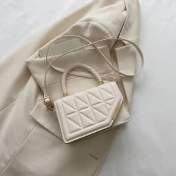 2026 New Fashion Shoulder Bag Plaid PU Leather Ladies Handbags Designer Crossbody Bags For Women