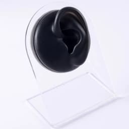 Silicone Ear Model Use for Tattoo Puncture Practice Display Jewelry Tool Body Piercing Simulation Model Sold With Acrylic Stand