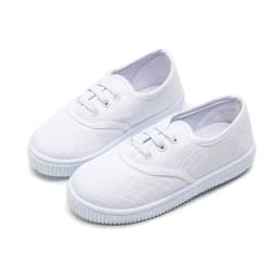 White Canvas Shoes For Baby Boys Girls Casual Shoes Children Cute Soft Sole Walking Shoes Toddler Kids Footwear