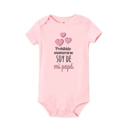No Falling in Love I'm My Dad's Spanish Printed Baby Bodysuit Funny Newborn Jumpsuit Toddler Summer Clothes Infant Shower Gifts