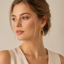 Earrings Circles Europe Simplicity Fine Jewelry For Women Autumn Brand New Sterling Silver 925 Gift