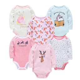 2026 Baby Bodysuit Long Sleeve Spring Autumn Girls Boys Clothes Body bebe Cartoon Printed 0-24 months Newborn Infant Outwear