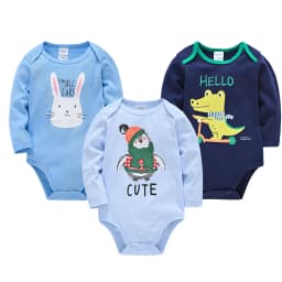 2026 Baby Bodysuit Long Sleeve Spring Autumn Girls Boys Clothes Body bebe Cartoon Printed 0-24 months Newborn Infant Outwear