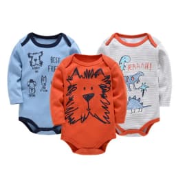 2026 Baby Bodysuit Long Sleeve Spring Autumn Girls Boys Clothes Body bebe Cartoon Printed 0-24 months Newborn Infant Outwear