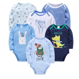 2026 Baby Bodysuit Long Sleeve Spring Autumn Girls Boys Clothes Body bebe Cartoon Printed 0-24 months Newborn Infant Outwear