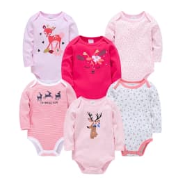 2026 Baby Bodysuit Long Sleeve Spring Autumn Girls Boys Clothes Body bebe Cartoon Printed 0-24 months Newborn Infant Outwear