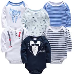 2026 Baby Bodysuit Long Sleeve Spring Autumn Girls Boys Clothes Body bebe Cartoon Printed 0-24 months Newborn Infant Outwear