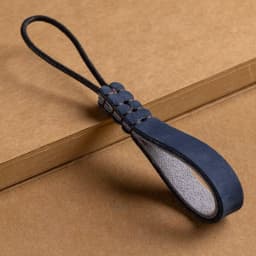 Genuine Leather Handmade Lanyard Car Keychain Pendant Creative Personalized Wear-resistant Cowhide Key Loop For Men Gift