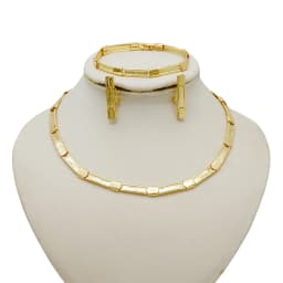 Luxury Choice Gold Color Women Jewelry Sets Necklace Earrings Bracelet Rings Sets Elegant Set Ethiopia Dubai Wedding Party Gifts
