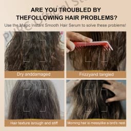 PURC Magic Smoothing Hair Oil Repair Damaged Frizz Hair Serum Instantly Soft Nourish Hair Treatments Essence Hair Care Products
