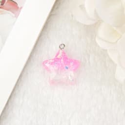 18Pcs 23*23mm Star Charms Resin Cabochons Flatback Colorful Candy For DIY Jewelry Making Hair Accessories