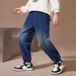 DIIMUU Kids Baby Boys Clothes Jeans Fashion Trousers Denim Pants 5-11 Years Children Wear Clothing Toddler Bottoms