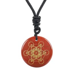 Natural Crystal Stone Metatron's Cube Multidimensional Pendants Mythology Angel Mysterious Divine Symbols Reiki Energy Necklaces