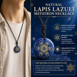 Natural Crystal Stone Metatron's Cube Multidimensional Pendants Mythology Angel Mysterious Divine Symbols Reiki Energy Necklaces