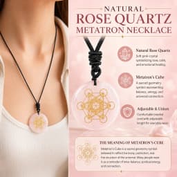 Natural Crystal Stone Metatron's Cube Multidimensional Pendants Mythology Angel Mysterious Divine Symbols Reiki Energy Necklaces