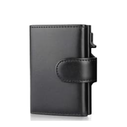 Rfid Genuine Leather Men Wallets Fashion Card Holder Trifold Wallet Money Bags Smart Slim Thin Coin Pocket Wallet Purse