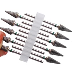 10pc/Set Nail Drill Bits Carbide Manicure Drills Milling Cutters Kits Gel Polish Remover Files Strawberries Electric Burr Tools