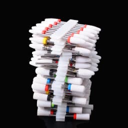 10pc/Set Nail Drill Bits Carbide Manicure Drills Milling Cutters Kits Gel Polish Remover Files Strawberries Electric Burr Tools