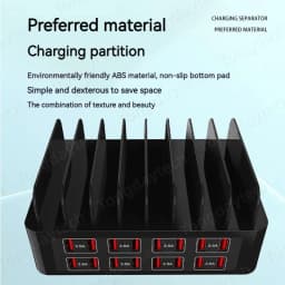 150W Universal Multi USB Type C Fast Charger 16 Port 3.5A MAX Charging Station Stand For Ipad Iphone 17 16 Samsung Xiaomi Tablet