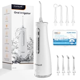 Mornwell 5032 Water Floss Sonic Water Flosser 270ML Tank Oral Teeth Whitening Home Appliance Teeth Cleaner Oral Water Jet