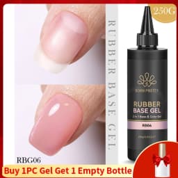 BORN PRETTY 250g Super Top Coat Gel Nail Polish Base Gel Matte Top Coat Semi-Permanent Varnish Soak Off Nail Art Functional Gel