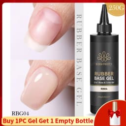 BORN PRETTY 250g Super Top Coat Gel Nail Polish Base Gel Matte Top Coat Semi-Permanent Varnish Soak Off Nail Art Functional Gel