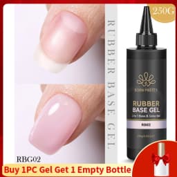 BORN PRETTY 250g Super Top Coat Gel Nail Polish Base Gel Matte Top Coat Semi-Permanent Varnish Soak Off Nail Art Functional Gel