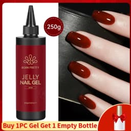 BORN PRETTY 250g Super Top Coat Gel Nail Polish Base Gel Matte Top Coat Semi-Permanent Varnish Soak Off Nail Art Functional Gel