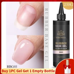 BORN PRETTY 250g Super Top Coat Gel Nail Polish Base Gel Matte Top Coat Semi-Permanent Varnish Soak Off Nail Art Functional Gel