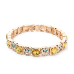 2023 Summer New Design Gold Color Braceets For Women Flower Charms Beaded Bangle Gift Boho Hand Happy Jewelry
