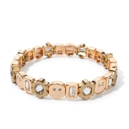 2023 Summer New Design Gold Color Braceets For Women Flower Charms Beaded Bangle Gift Boho Hand Happy Jewelry