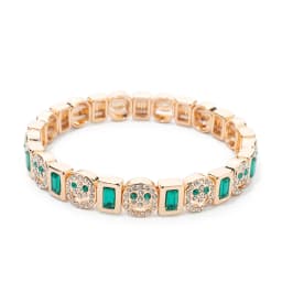 2023 Summer New Design Gold Color Braceets For Women Flower Charms Beaded Bangle Gift Boho Hand Happy Jewelry