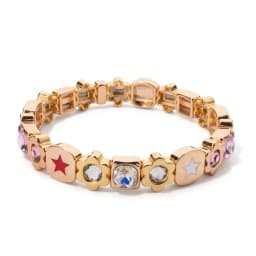 2023 Summer New Design Gold Color Braceets For Women Flower Charms Beaded Bangle Gift Boho Hand Happy Jewelry