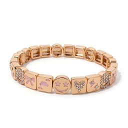 2023 Summer New Design Gold Color Braceets For Women Flower Charms Beaded Bangle Gift Boho Hand Happy Jewelry